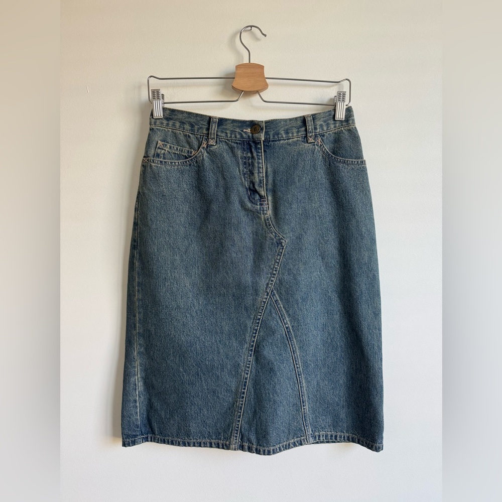 New York & Company Denim Skirt